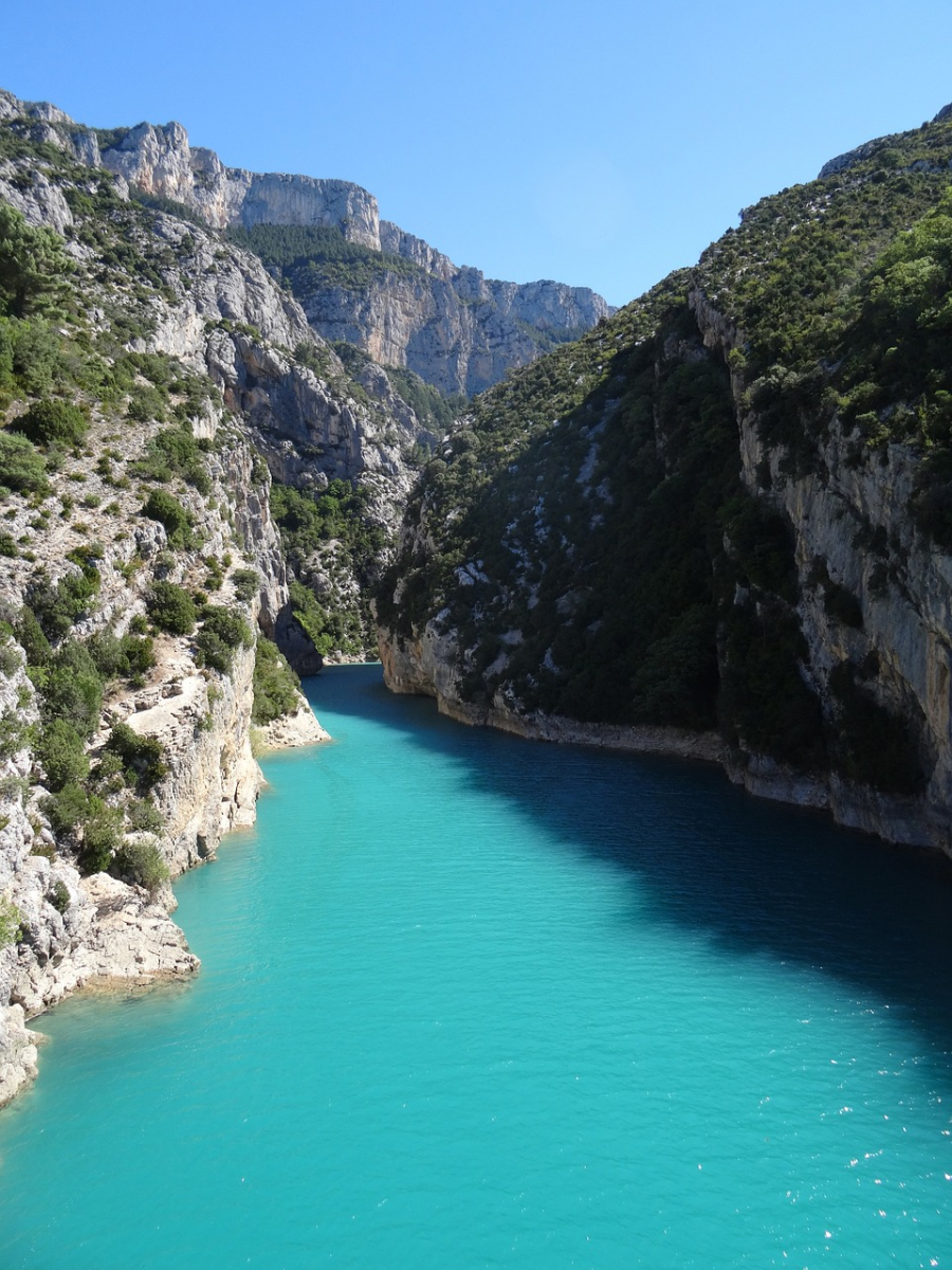 rivière du verdon près des campings 